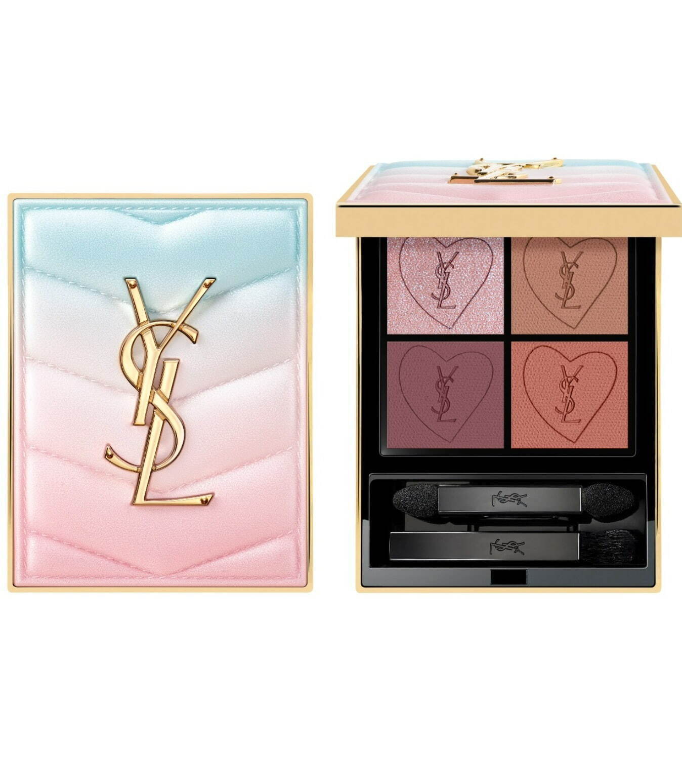 イヴ・サンローラン「LOVE」が溢れる25年春コスメ、“ピンク＆ブルー