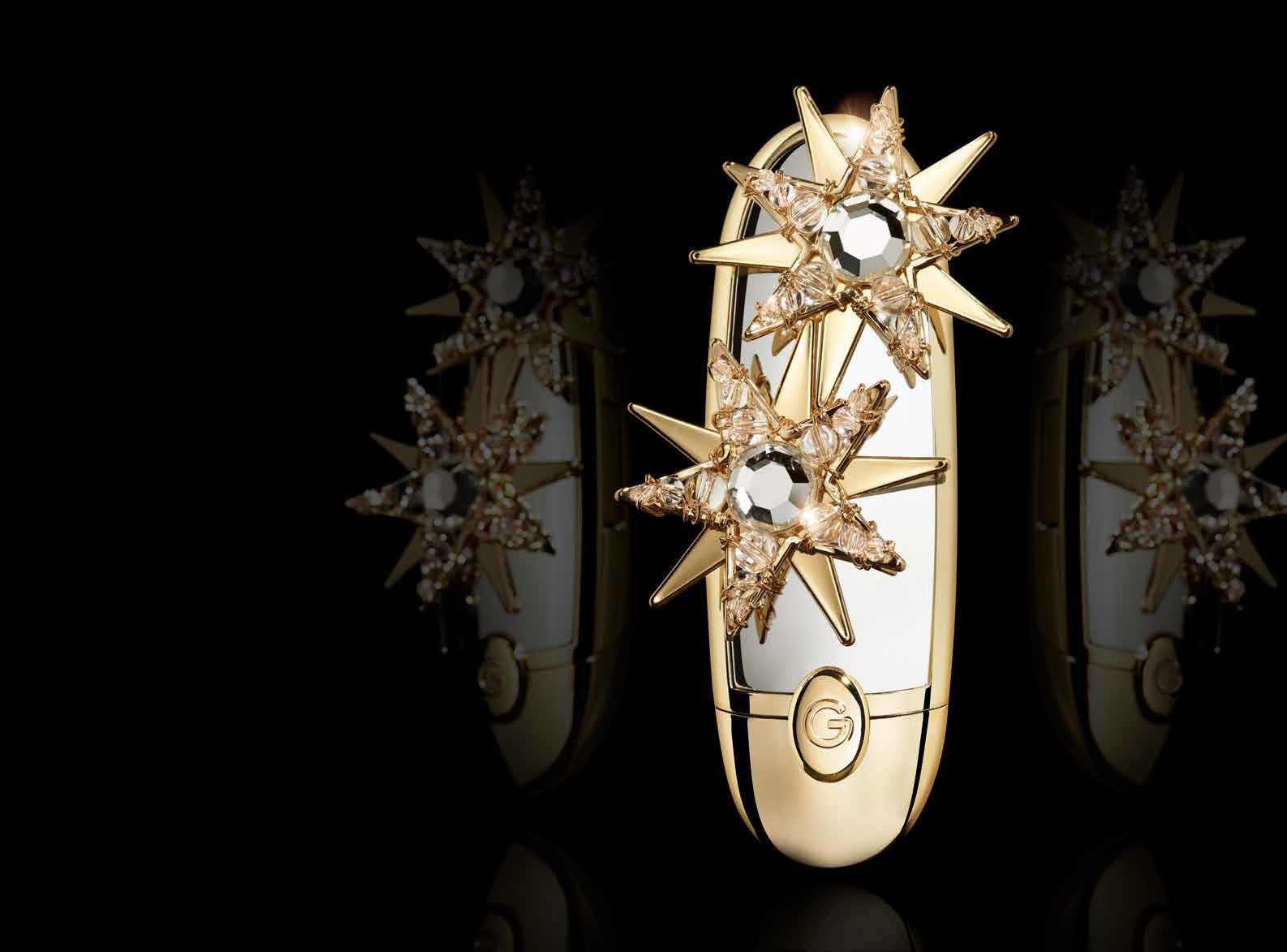 ゲラン25年クリスマスコフレ、“2つの星が瞬く”限定ケース＆人気リップ