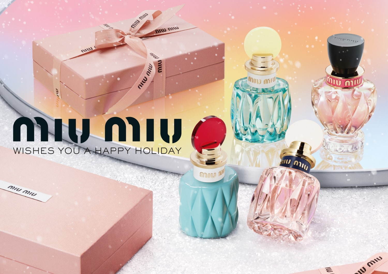 ミュウミュウ“ミニ香水付き”2020年クリスマスコフレ、フェミニン気分UP