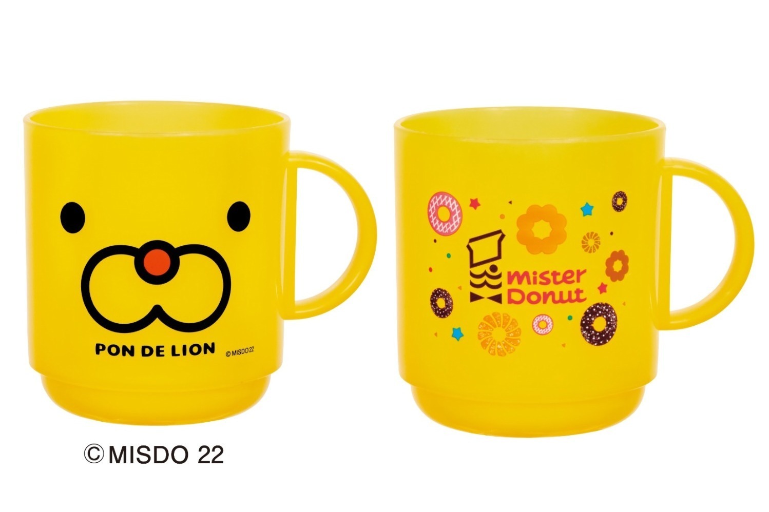 ミスタードーナツ「ポン・デ・ライオン」の限定マグ発売、大胆な