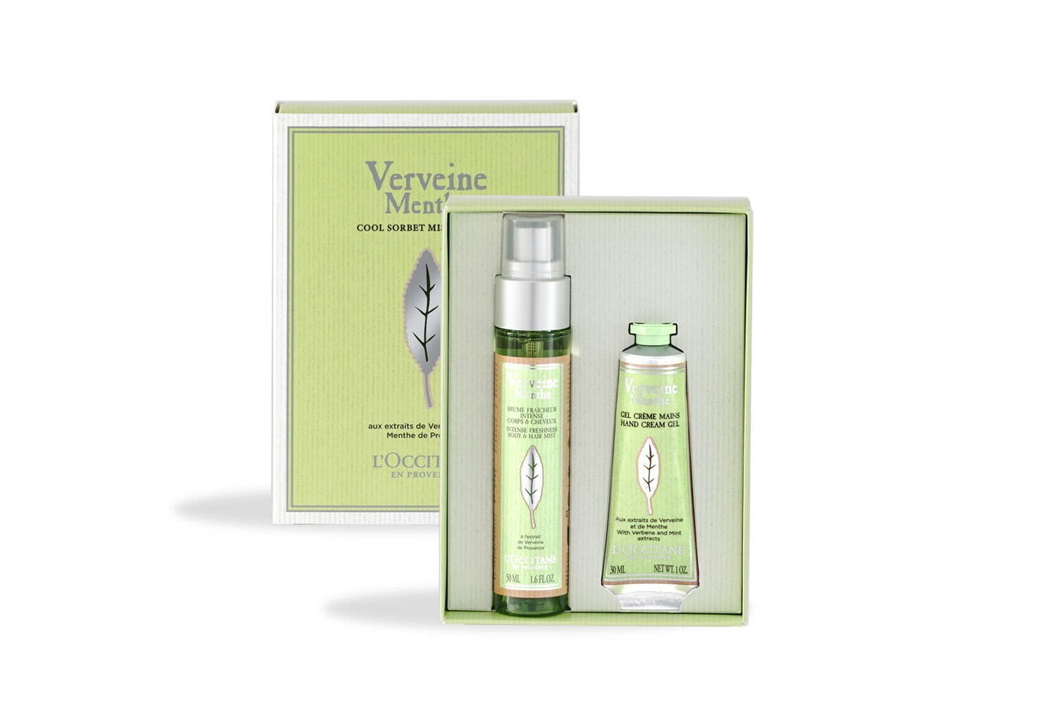 ロクシタン23年夏ボディケア「ミントヴァーベナ」爽快ボディミスト