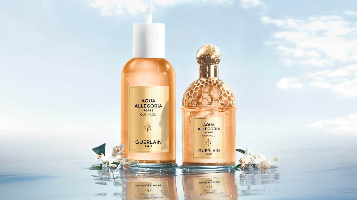 ゲラン「アクア アレゴリア」の香水に“ウッディノート”の新作、ユニ