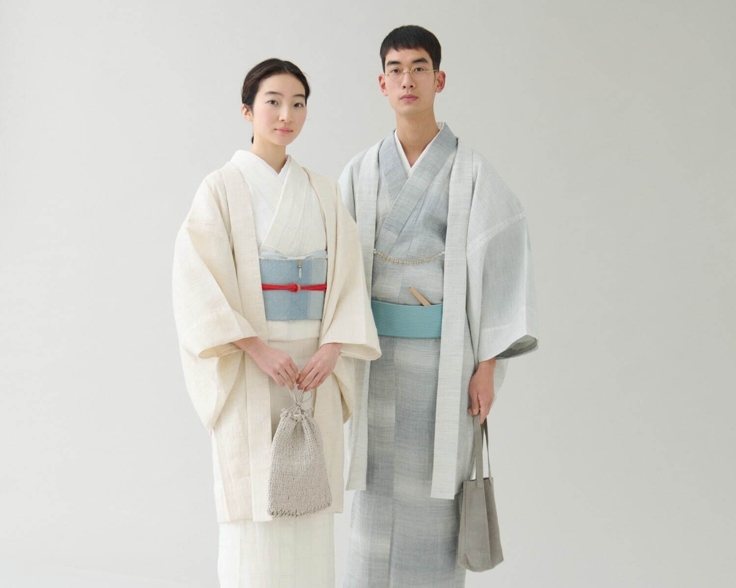 ザ・ヤード 2024年春夏きもの - 茜色の有松鳴海絞りのゆかたや縄文編み