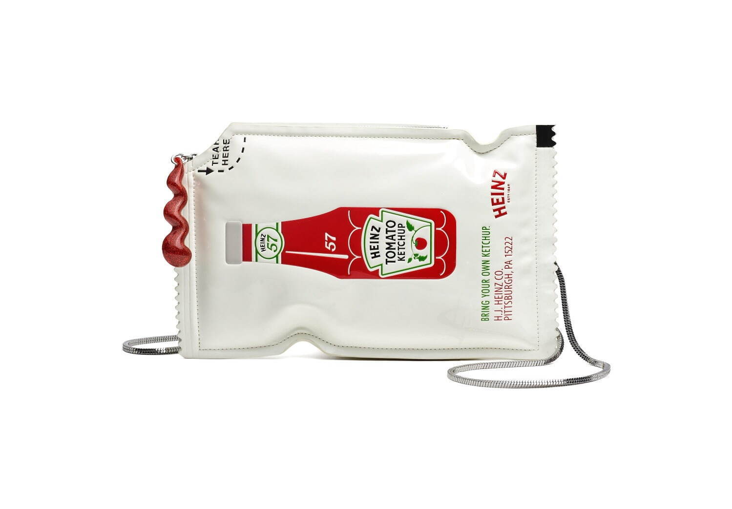 ケイト・スペード「ハインツ」トマトケチャップ風チェーンバッグや