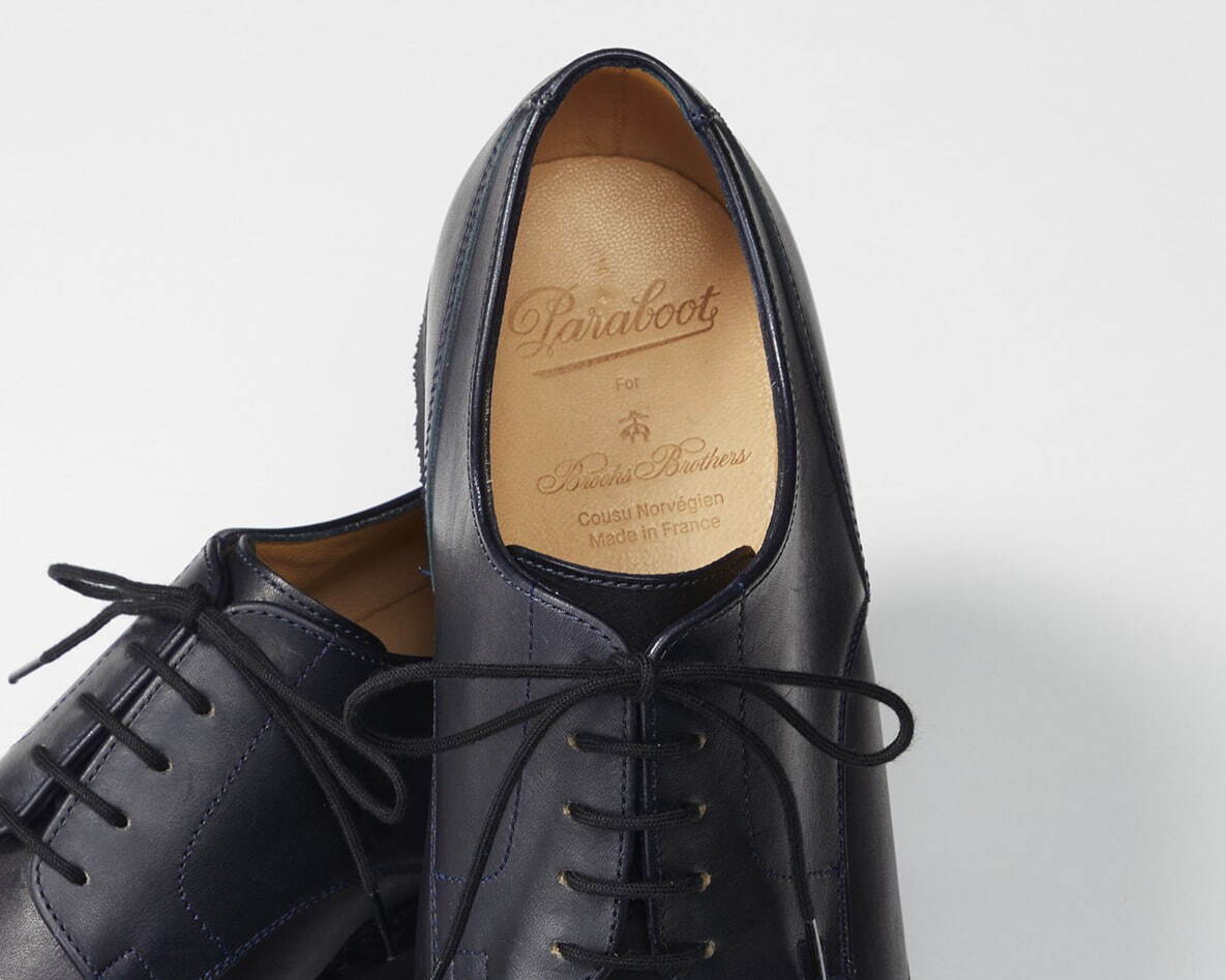 ブルックス ブラザーズ×パラブーツのレザーシューズ「シャンボード