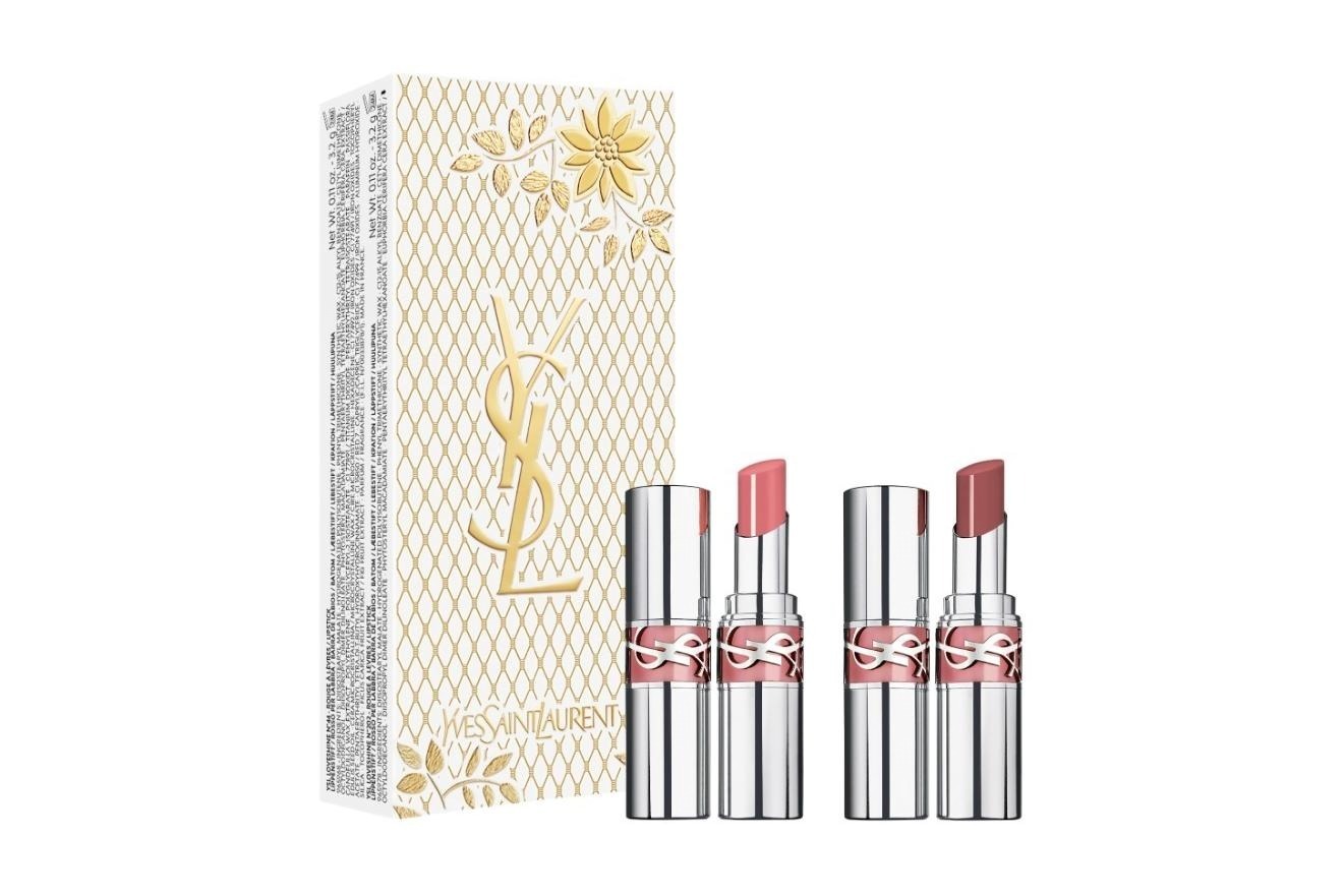 イヴ・サンローラン24年クリスマスコフレ第2弾、ゴールドレース柄