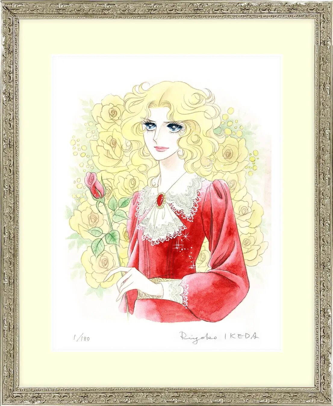 ベルサイユのばら版画展」有楽町マルイで、“直筆サイン入り”池田理代子