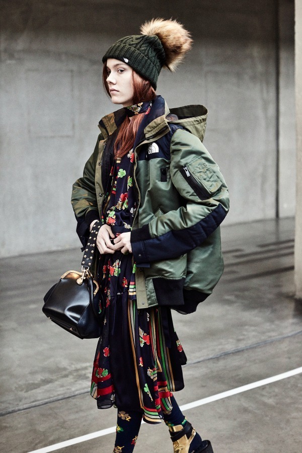 サカイ × ザ・ノース・フェイス、ボリューム感ある高性能ロングコート