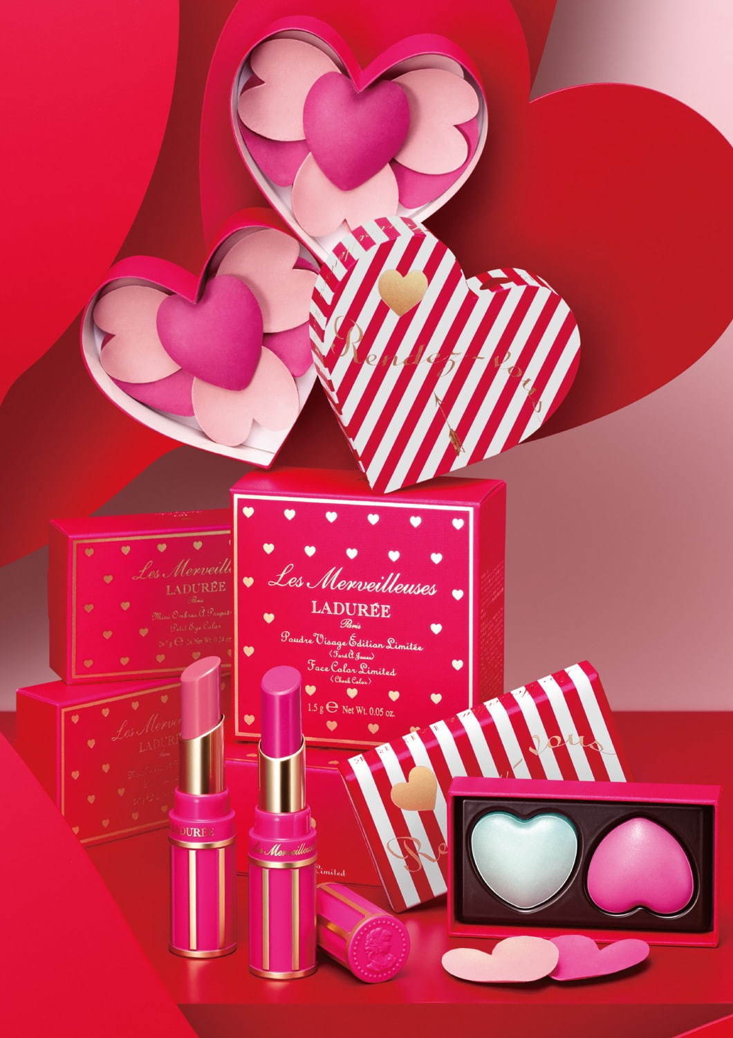 レ・メルヴェイユーズ ラデュレ20年春コスメ - “パリのランデヴー”着想