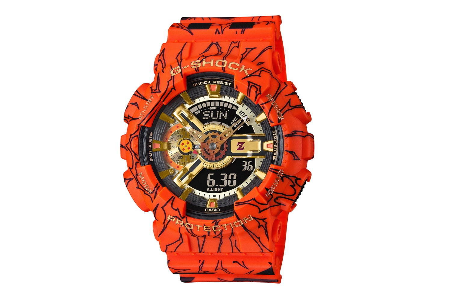 G-SHOCKから「ワンピース/ドラゴンボールZ」コラボ腕時計、成長する