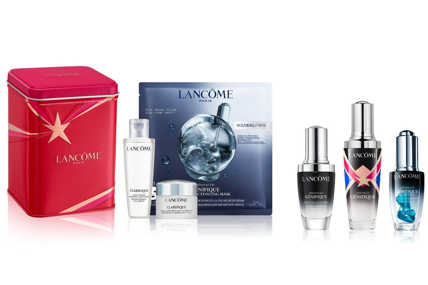 ランコム21年クリスマスコフレ、ロングセラー美容液＆人気化粧水“現品