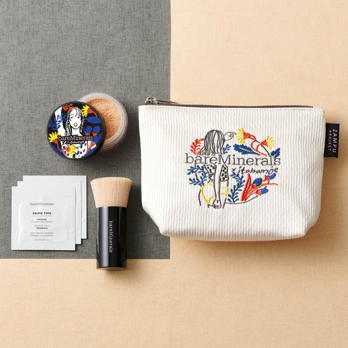 ベアミネラル2022年春コスメ、ブラシ＆ポーチ付きの「オリジナル