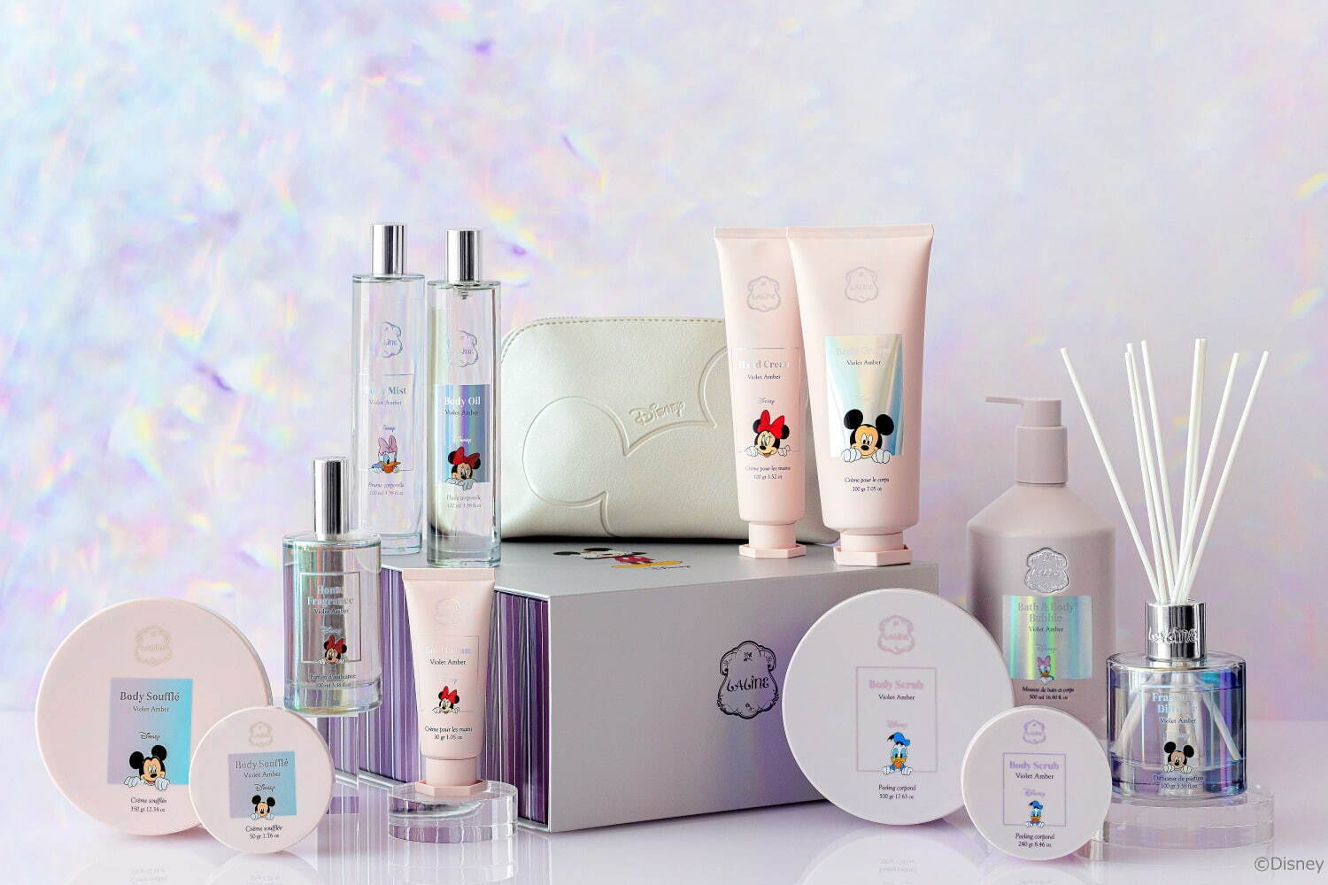 ラリン22年秋コスメ、ディズニー限定デザイン「バイオレットアンバー