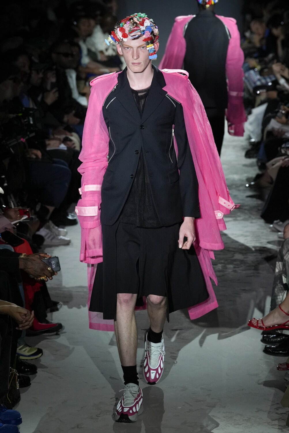 コム デ ギャルソン・オム プリュス 2025年春夏コレクション - 襞