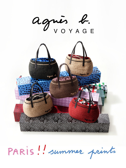 アニエスベーのバッグラインから夏にぴったりなバッグが大集合 - かご