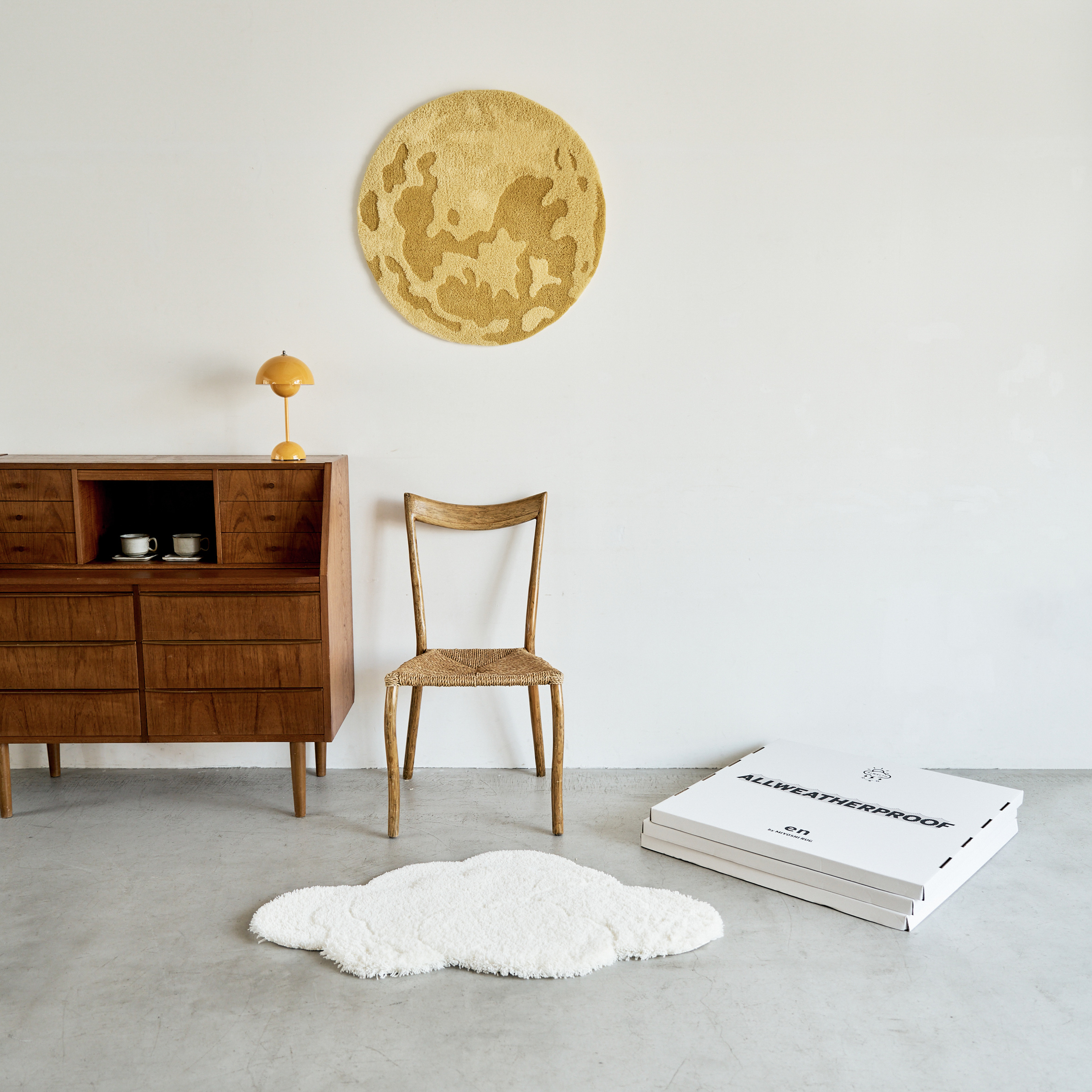 MIYOSHI RUGが円形のラグのみを展開する新ライン「en」をスタート