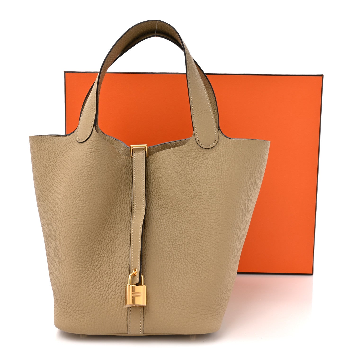 Hermes Taurillon Clemence Picotin Lock 22 MM Trench 1816618