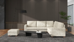 ハイバックで柔らかい座り心地のカバーリング対応ソファ - SARAH