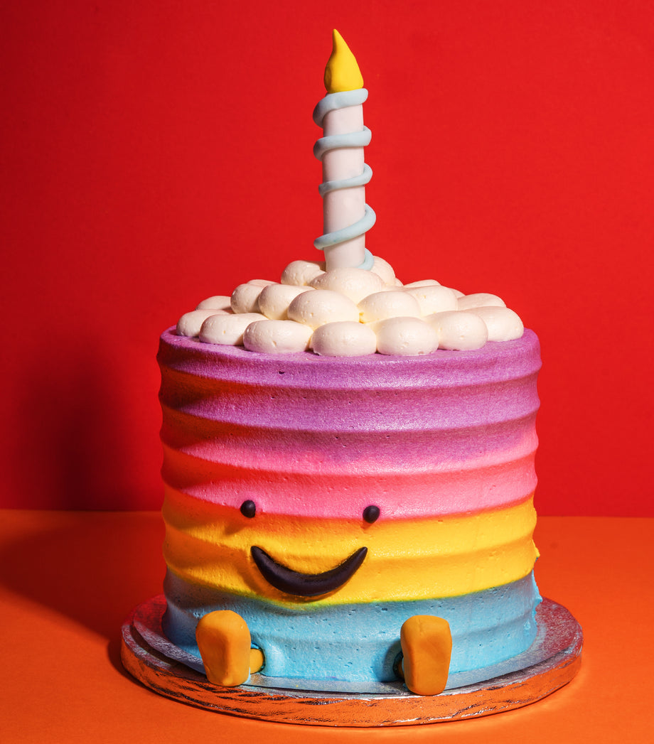 Jelly Cat Pinky Birthday Cake | Handmade To Order – Flavourtown Bakery