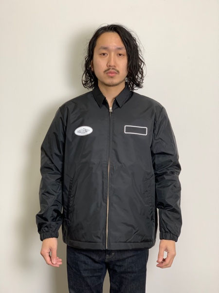 CHALLENGER / NYLON PRINTED SWING TOP -Black-