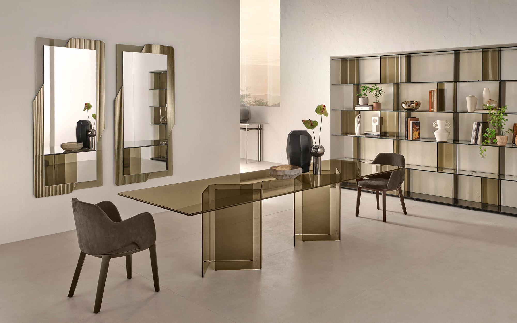 Corner, the glass table – FIAM Italia