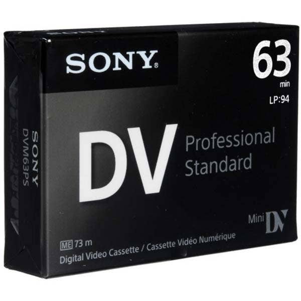 Sony HDV/DV - 63 Minutes - Prosumer Mini DV Cassette - DVM6