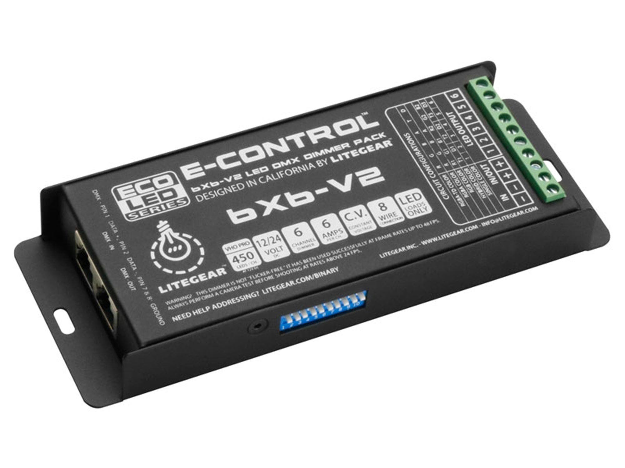 LiteGear - DMX Dimmer Pack - E-Control - 4X4-V3.1 LD-ECO-DMX-4X4