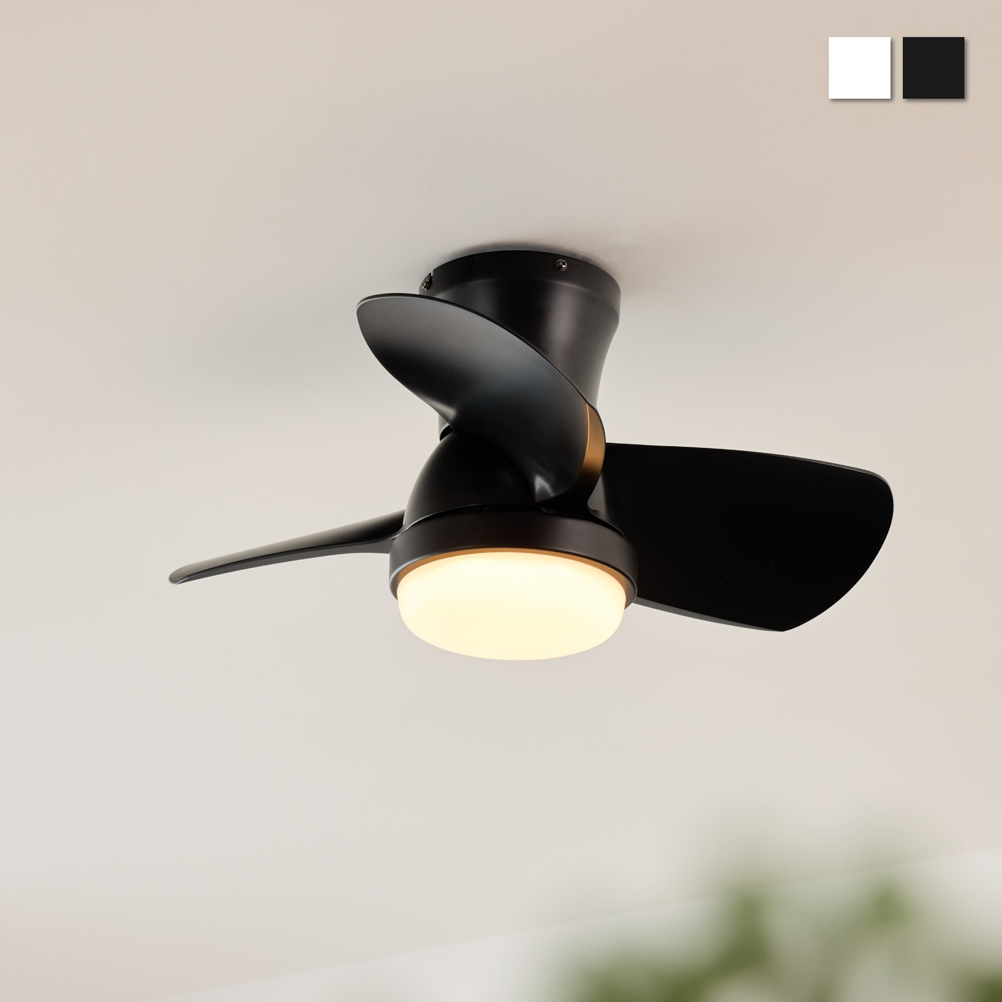 あす着] シーリングファンライト リモコン付 調光調色 LED照明 LED