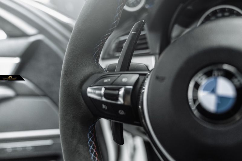 BMW 2シリーズ F87 M2 M2C ハンドル用パドルシフト 本物DryCarbon