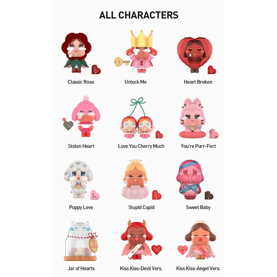 POP MART CRYBABY Crying For Love Series Figures [1 Blind Box]