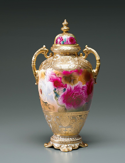 アールヌーヴォーからアールデコに咲いた「オールドノリタケ×若林