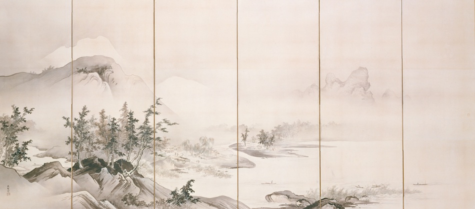 山水図 | 橋本雅邦 | 収蔵品詳細 | 作品を知る | 東京富士美術館