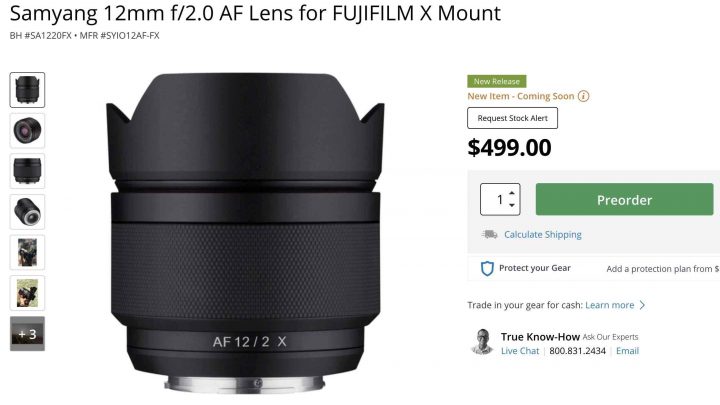 Samyang 12mm F2 AF X First Impressions Review - Fuji Rumors
