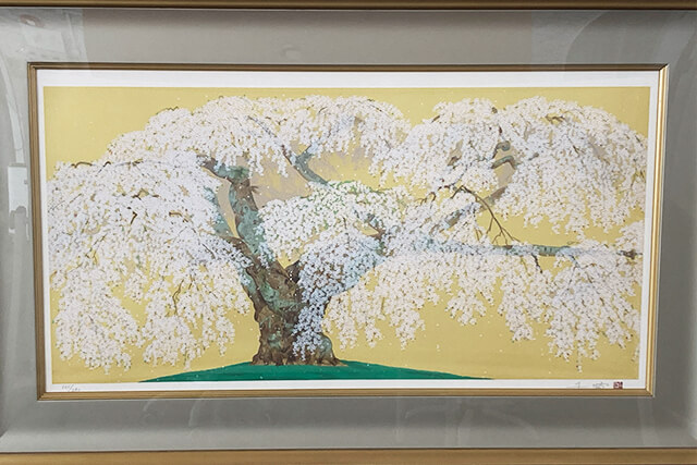 桜の絵 中島 千波さん版画 263/280 桜の絵 中島 千波さん版画 263/280