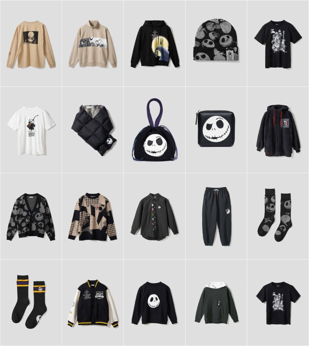 ナイトメアー・ビフォア・クリスマス × グラニフ 最新コラボアイテムが