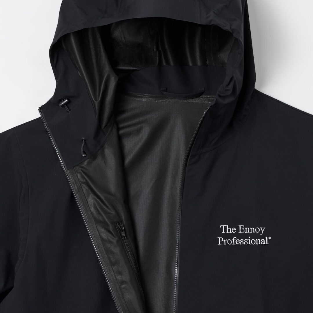 2025年 10月 発売予定】ENNOY 2025 AW “3LAYER SHELL HOODIE NYLON 100