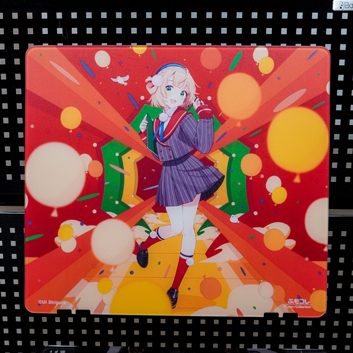 ふもコレ × しぐれうい5周年記念 Dream Gamer Thunder Glass Mousepad