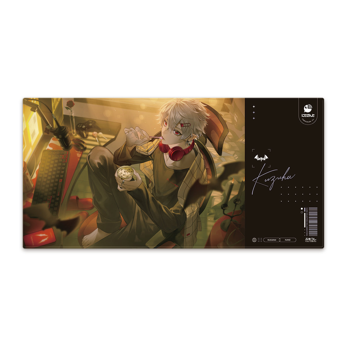 にじさんじ × ふもコレ ゲーミングマウスパッド 葛葉 2XL｜ふもコレ