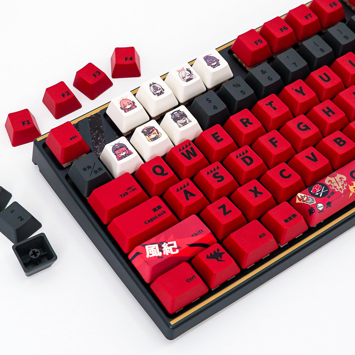 ふもコレ×ブルーアーカイブ キーキャップセット ゲヘナ学園 B｜ふも