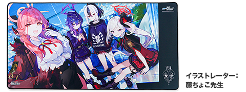 ふもコレ×ブルーアーカイブ ゲーミングマウスパッド 風紀委員会 2XL