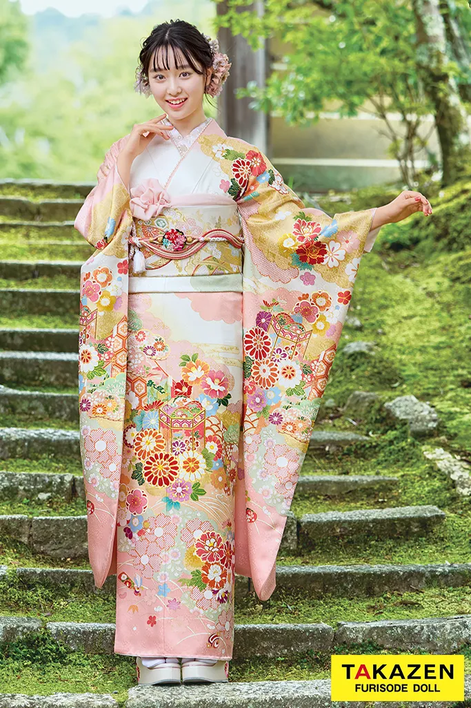 2026年成人式振袖✨まだ間に合うかわいいピンクの王道古典柄振袖♡｜成