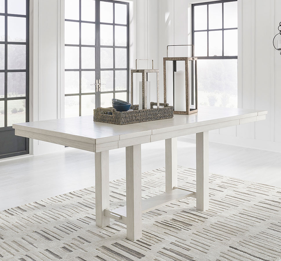 Robbinsdale Counter Height Dining Room Set w/ Bench by Signature