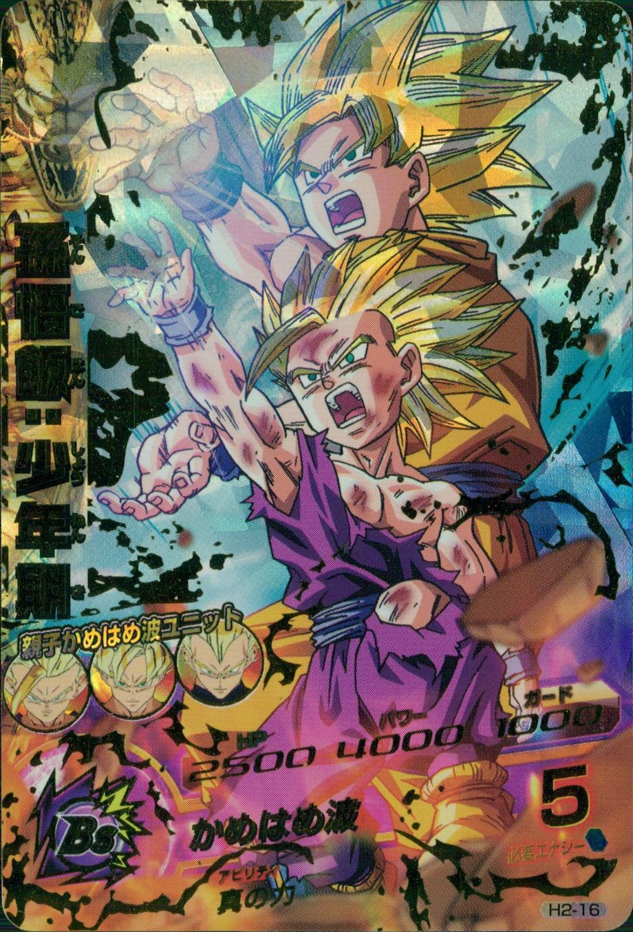 希少 SBDH ドラゴンボール 本家 旧弾 H2-16 psa10 孫悟飯 少年 激レア