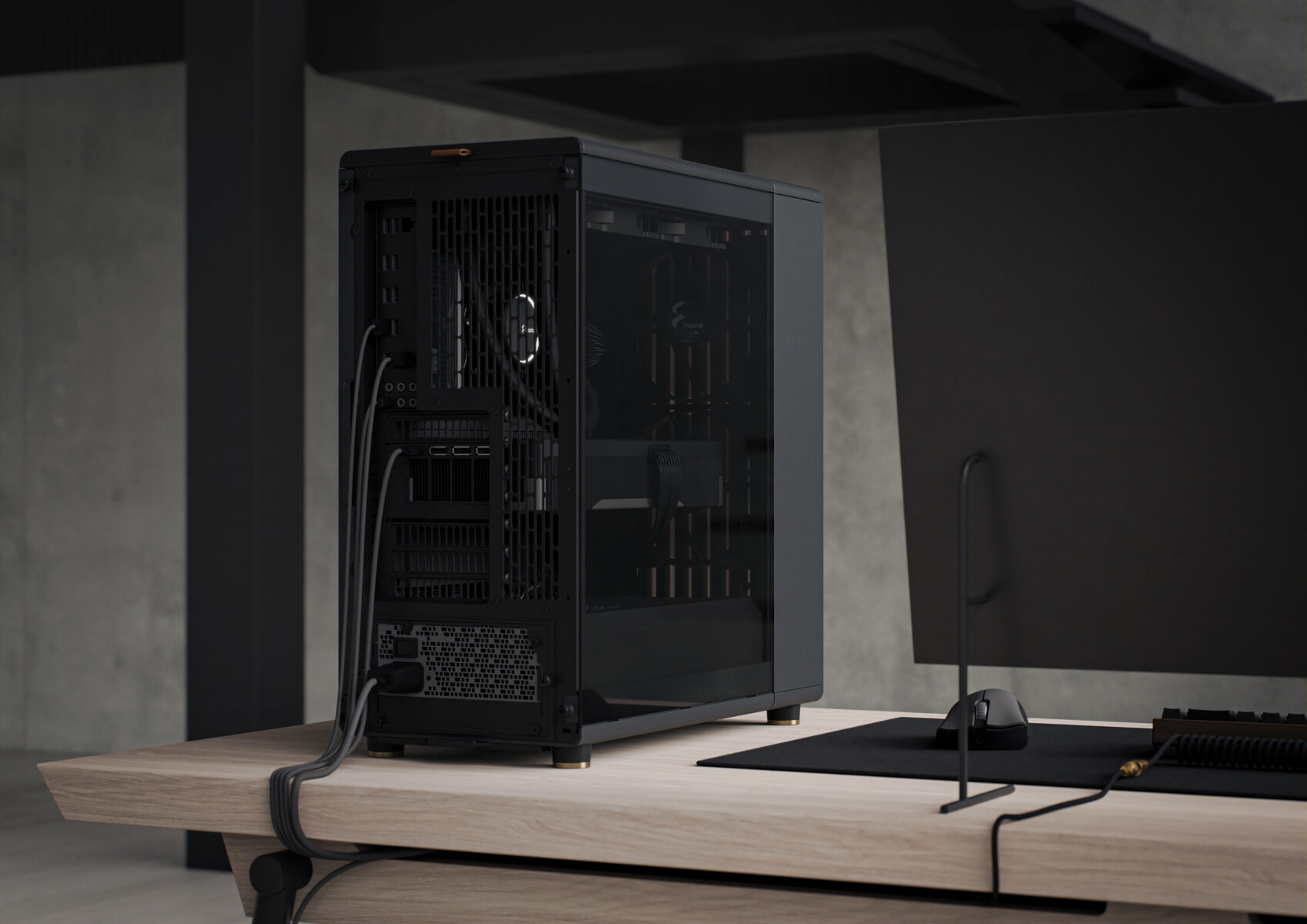 Fractal Design｜North Black TG Dark PCケース