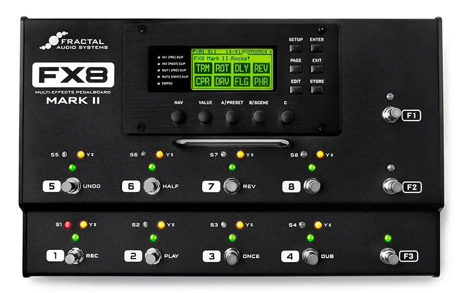 FX8 - Multi-FX Pedalboard - Fractal Audio Systems