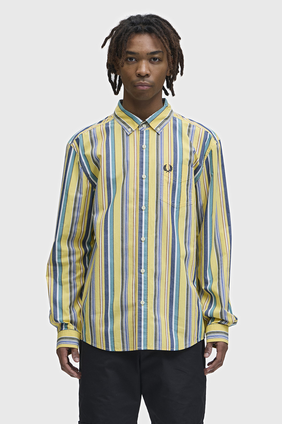 Relaxed Stripe Shirt(S 26A：LEMON BARLEY): | FRED PERRY JAPAN