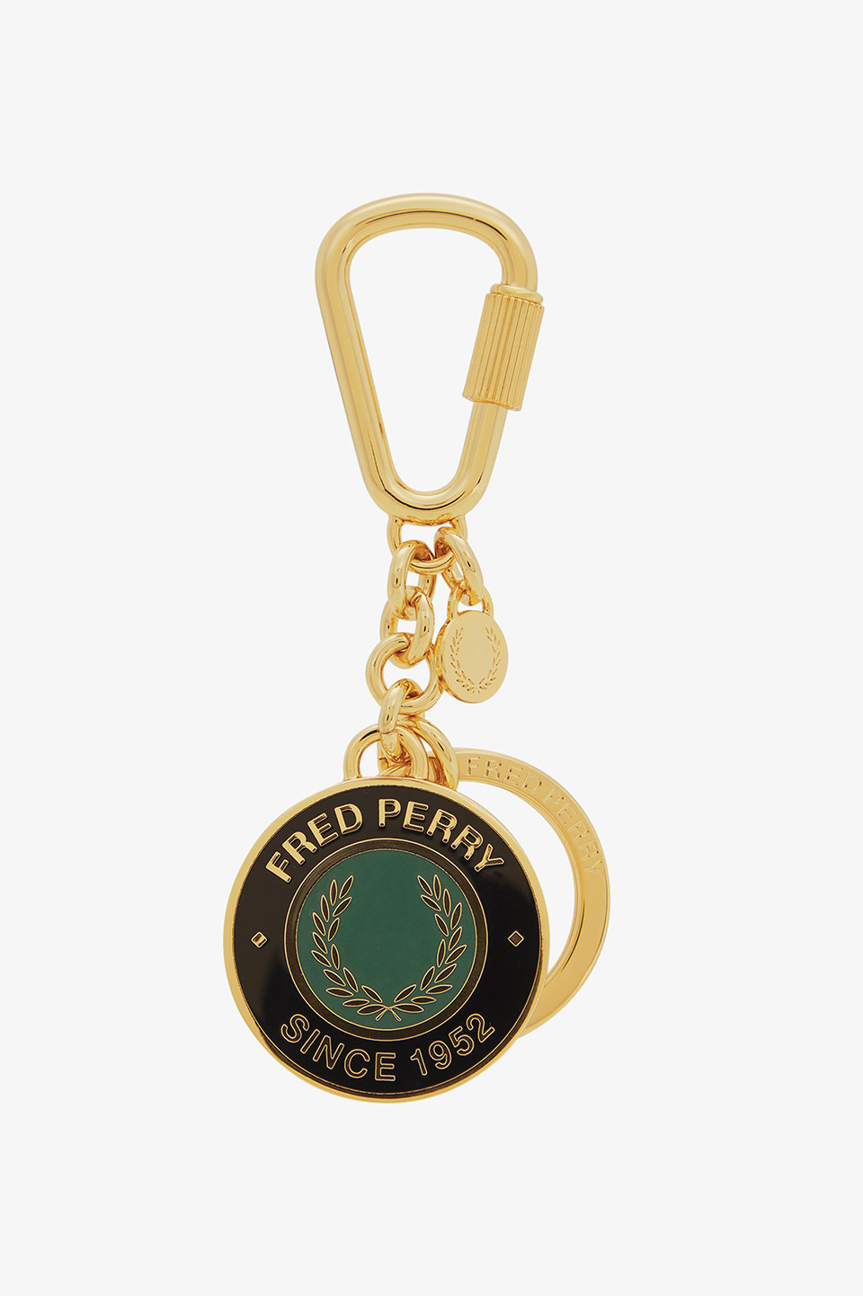 Enamel Branded Keyring(1SZ Y18：SHINY GOLD): | FRED PERRY JAPAN