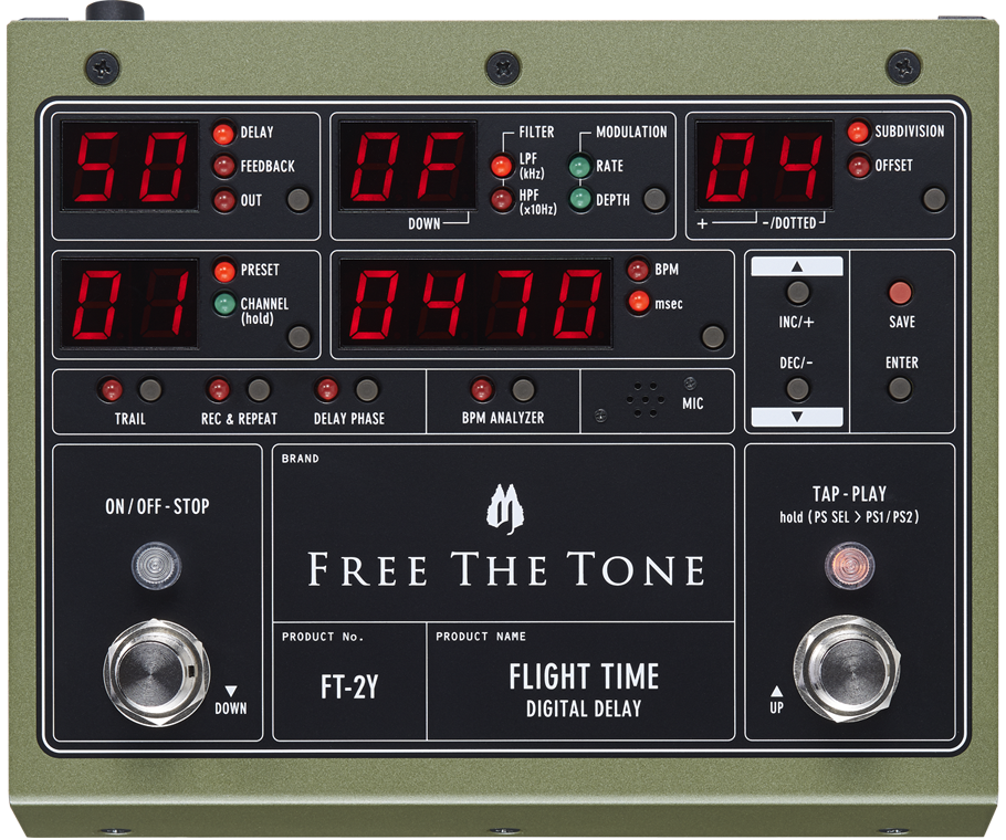 FLIGHT TIME / FT-2Y｜Products 商品紹介｜Free The Tone