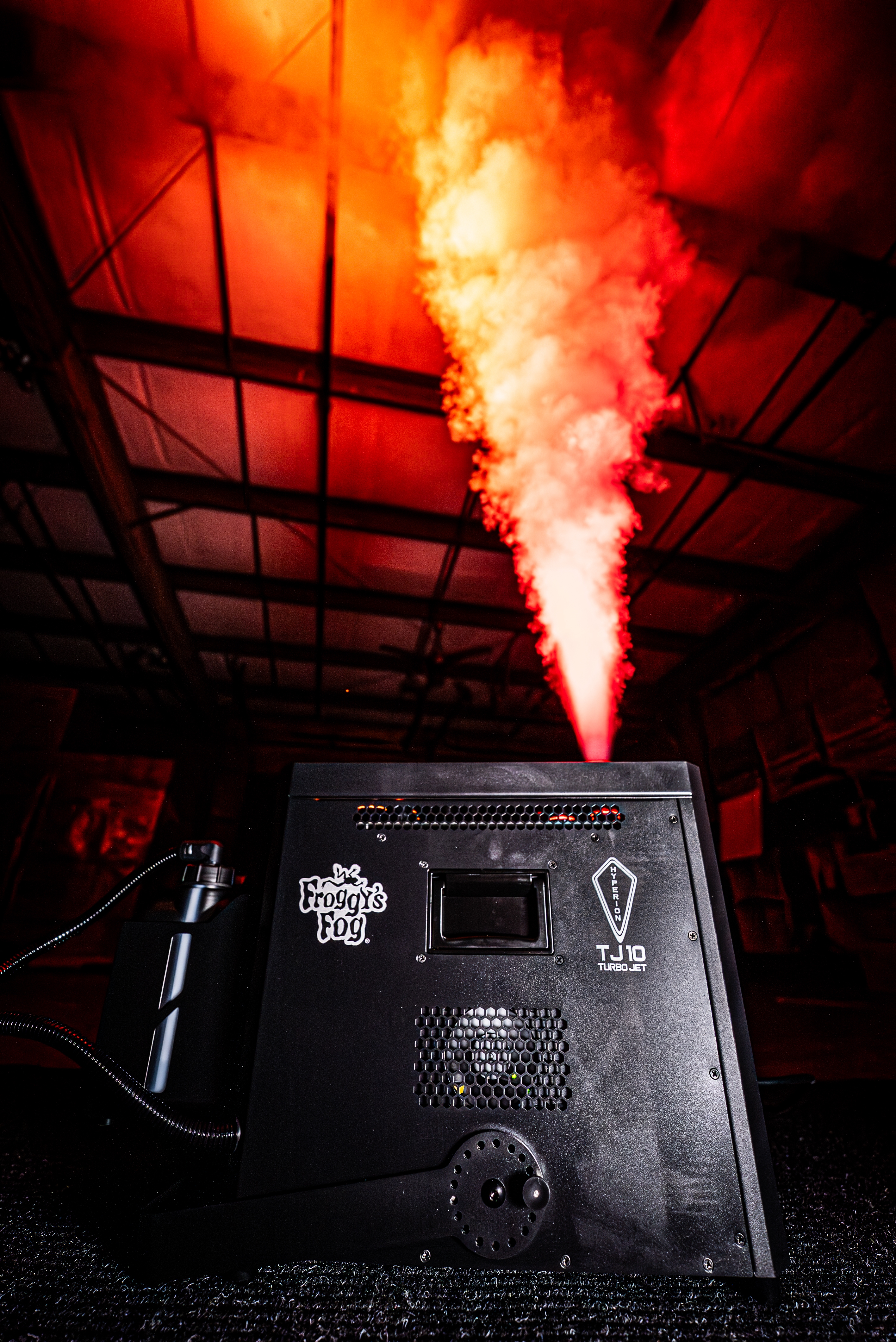 Froggy's Fog® Hyperion® TJ10 – Dual-Nozzle Upshot Fog Machine with