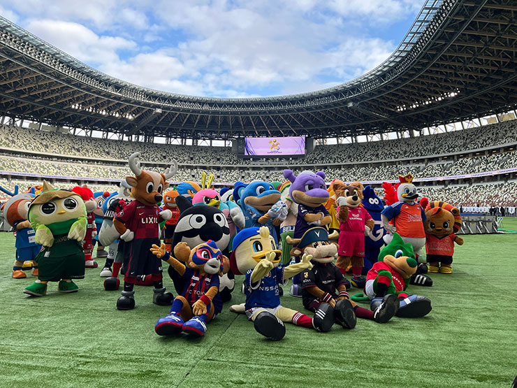 FUJIFILM SUPER CUP 2024「マスコット大集合」しました